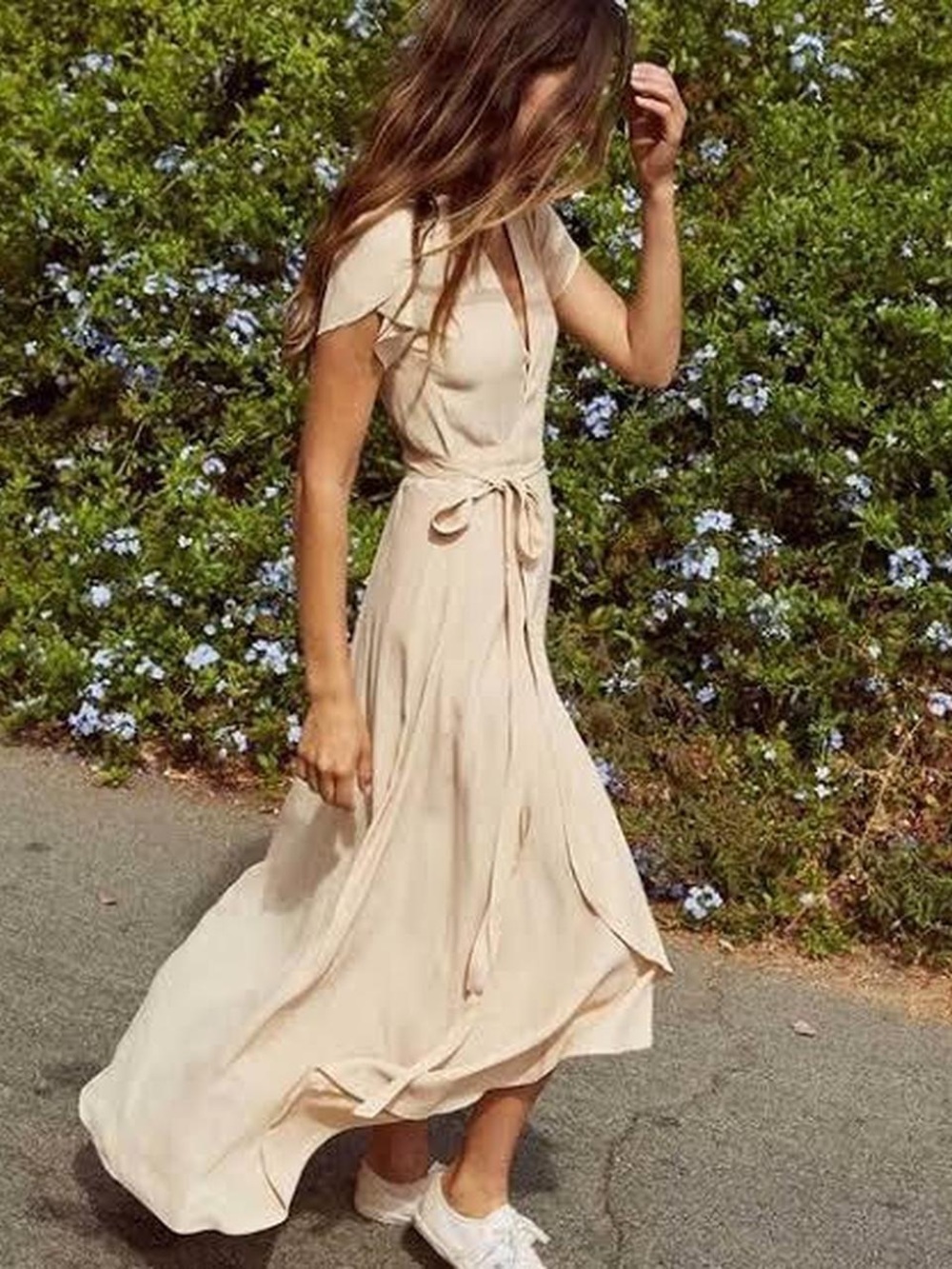 Christy Dawn Autumn Dress size small in cream - Picture 2 of 9